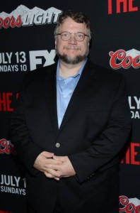 Executive Producer/Director Guillermo del Toro arrives at the Premiere Event for "The Strain." Photo courtesy of FX Networks.